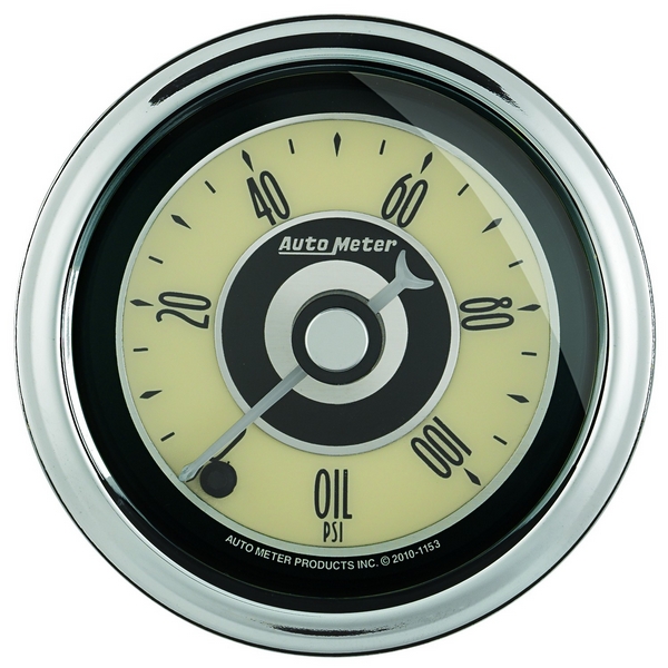 2-1/16" OIL PRESSURE, 0-100 PSI, CRUISER AD